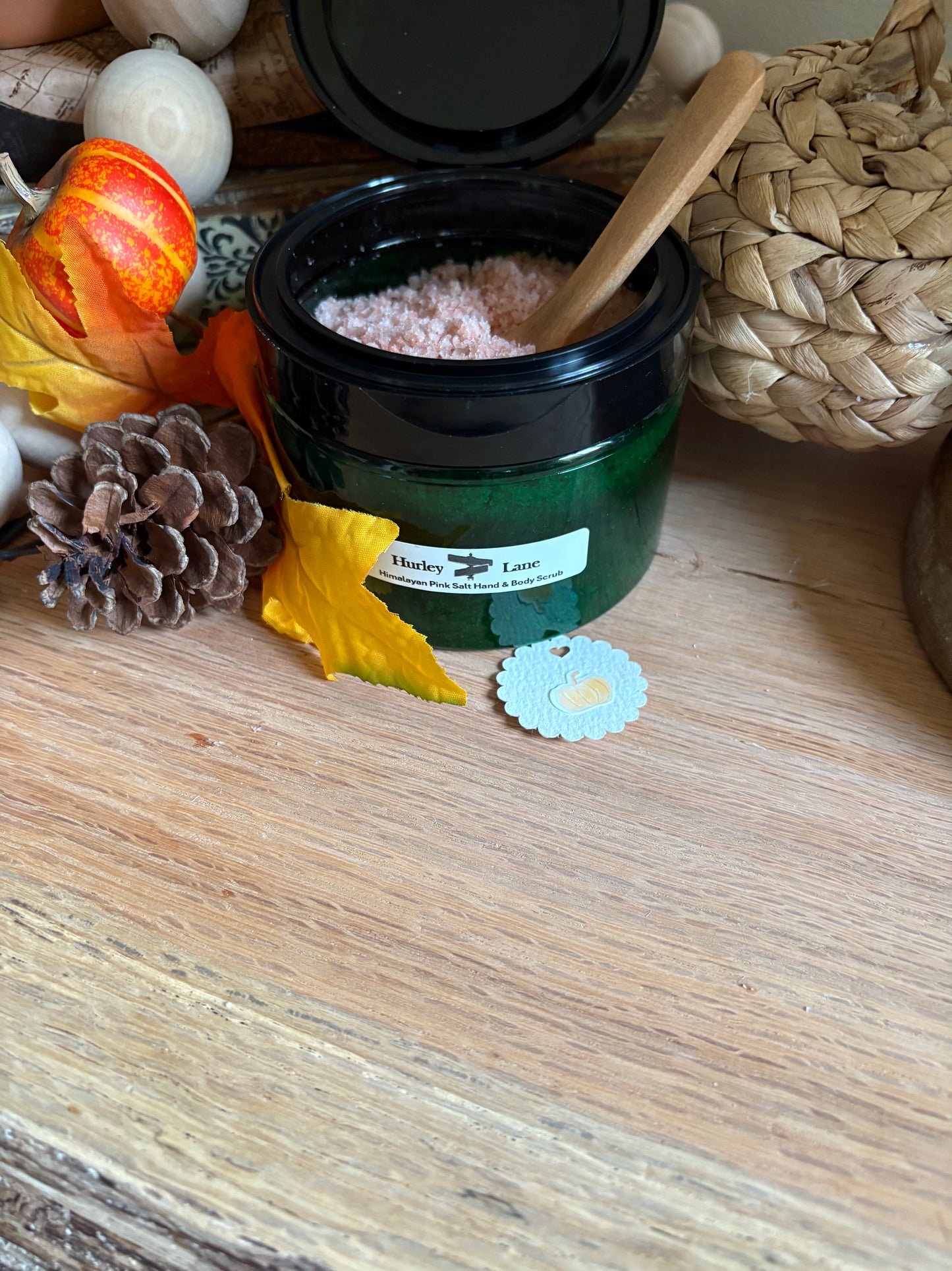 12 oz (Pumpkin Spice Himalayan) Pink Salt Hand and Body Scrub