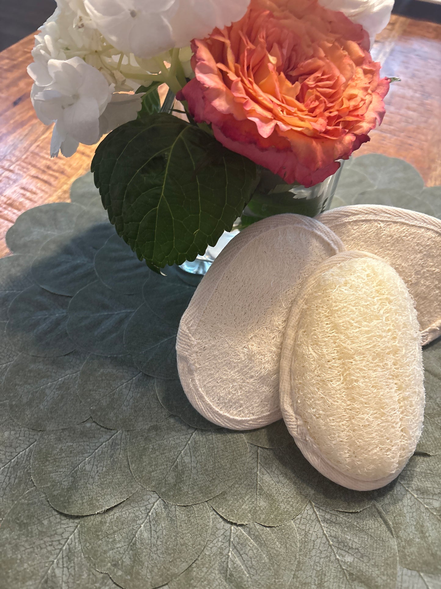 Oval loofah Sponges