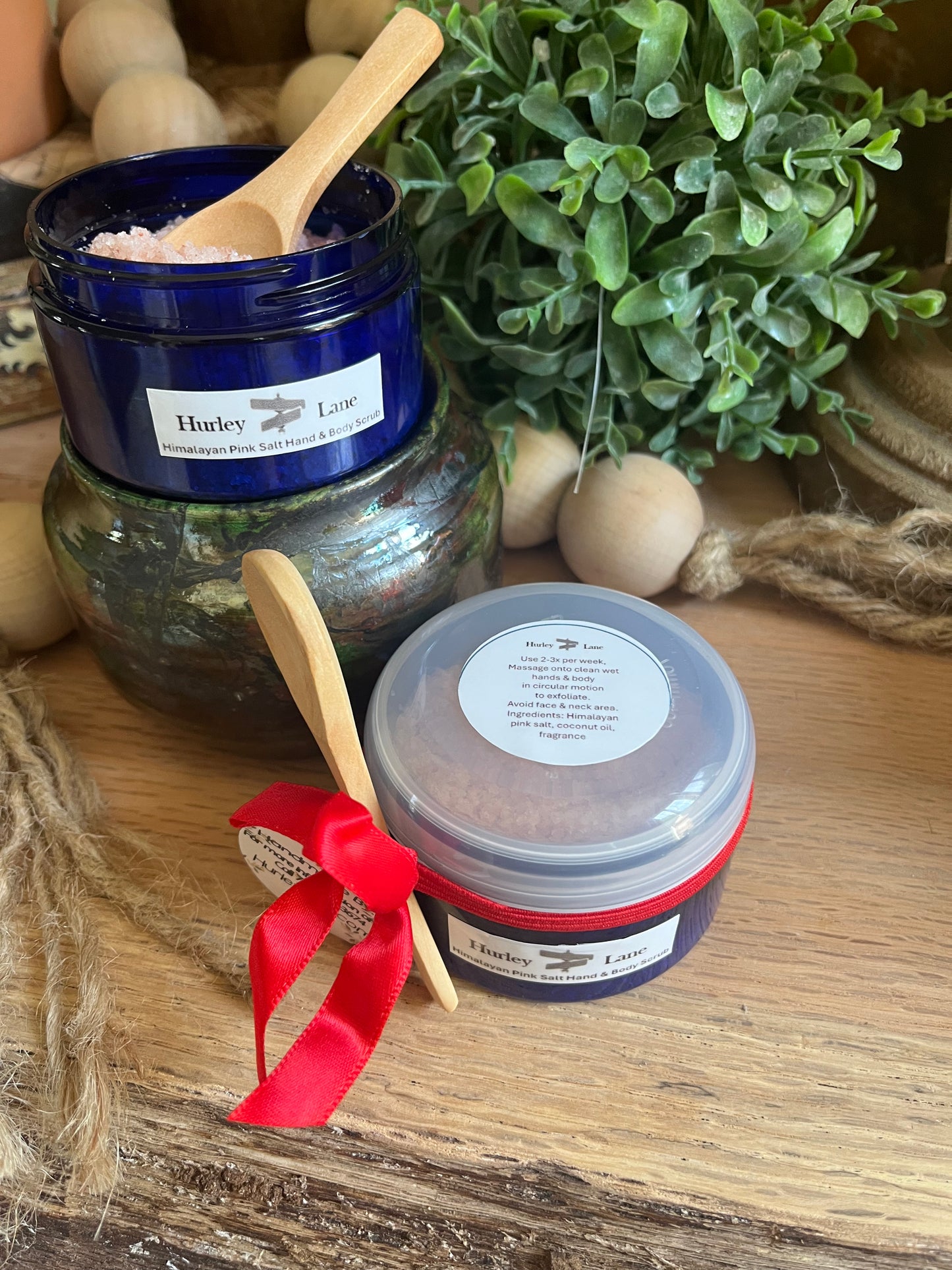 4.0 oz ( Unscented)Himalayan Pink Salt Hand & Body Scrub