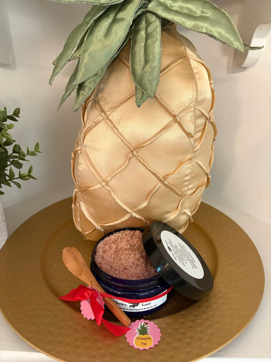 12 oz (Poppin Pinapple) Himalayan Pink Salt Hand and Body Scrub