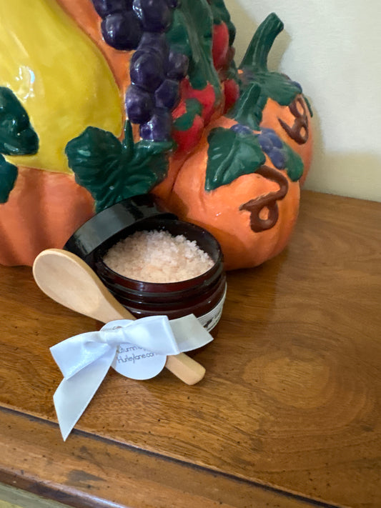 4oz (Autumn Spice) Himalayan Pink Salt Hand and Body Scrub