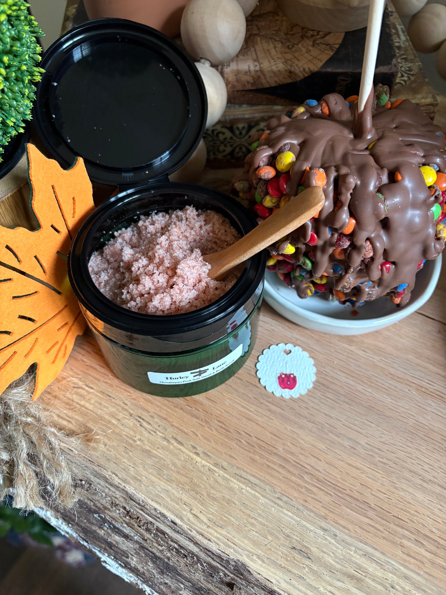 12 oz (Candy Apple) Himalayan Pink Salt Hand and Body Scrub