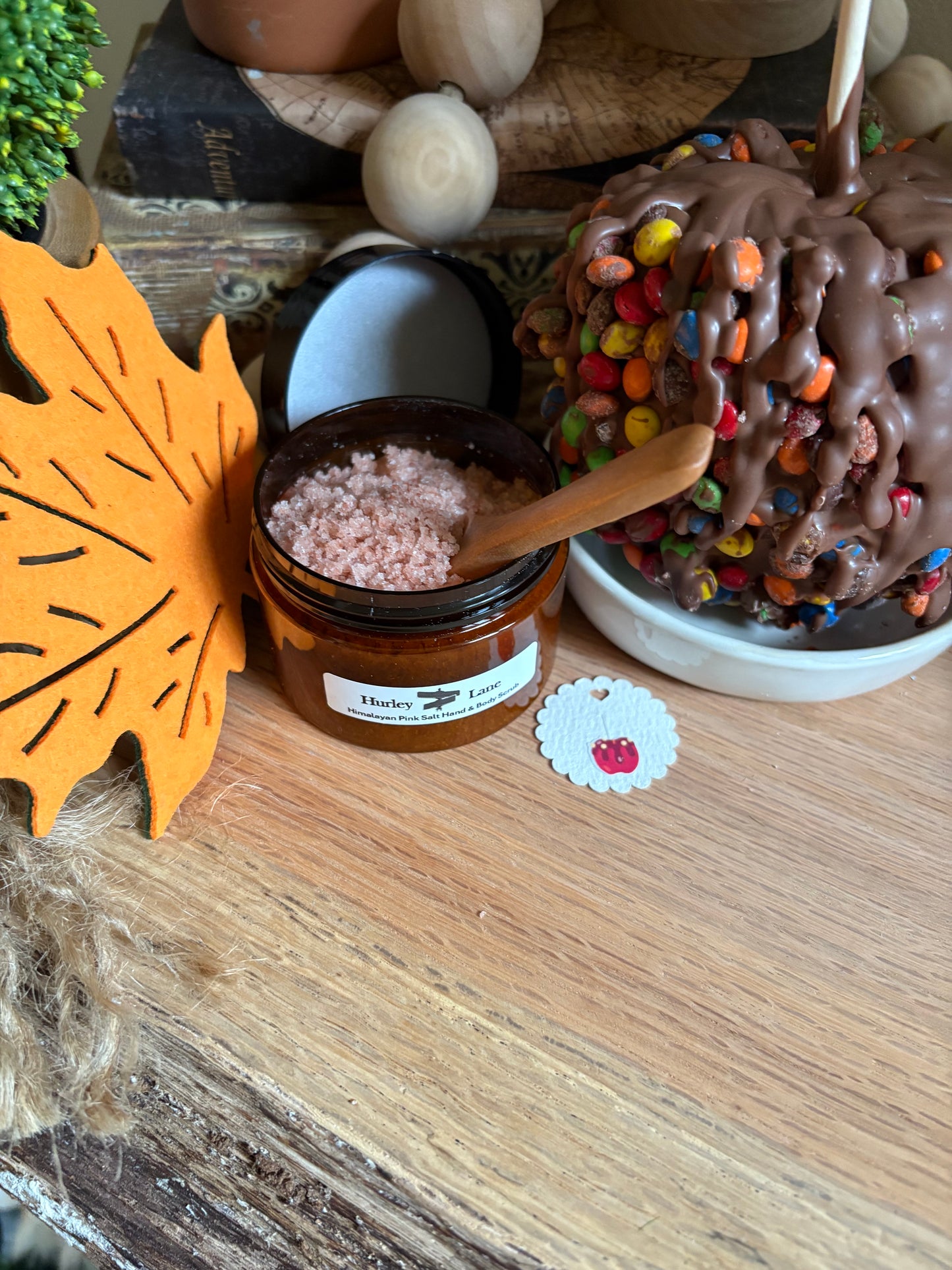 4 oz (Pumpkin Spice) Himalayan Pink Salt Hand and Body Scrub