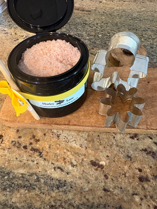 12 oz oz Sugar Cookie Himalayan Pink Salt Hand and Body Scrub.
